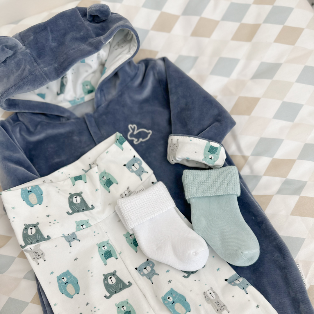 Skarpetki niemowlęce 2-pak morskie gallery 1