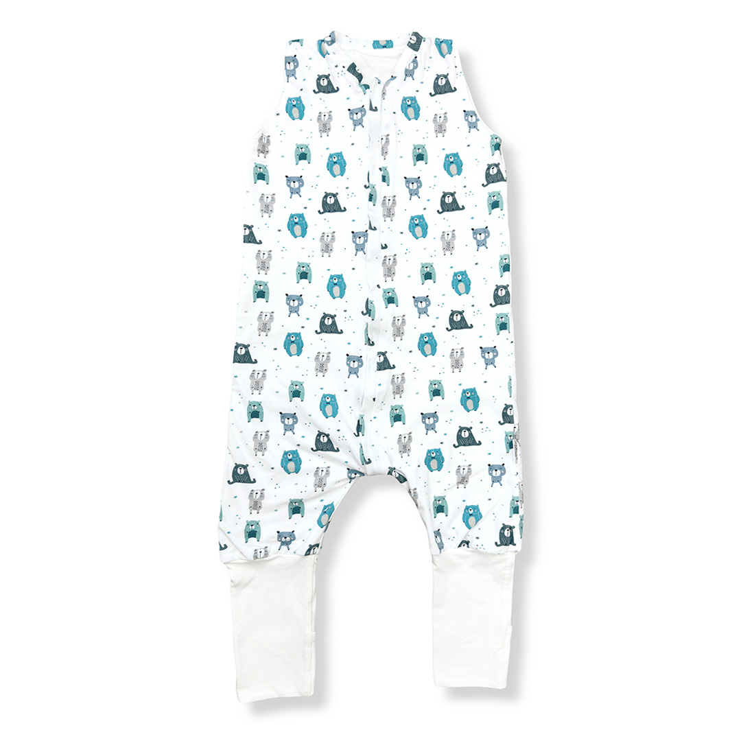 Śpiworek z nogawkami Pastelowe Misie 1-2 lata - 1.0 TOG