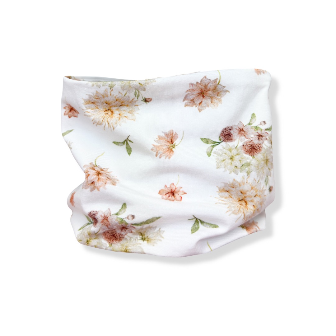 Komin dziecięcy, szalik dziecięcy Zaczarowane Dalie