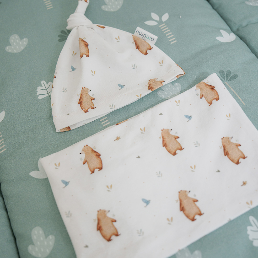 Czapeczka niemowlęca Miś Henry 0-3m gallery 2