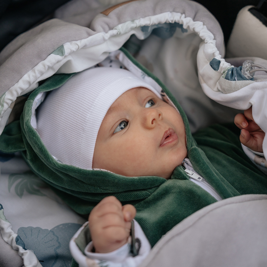 Kombinezon niemowlęcy welurowy Safari gallery 3