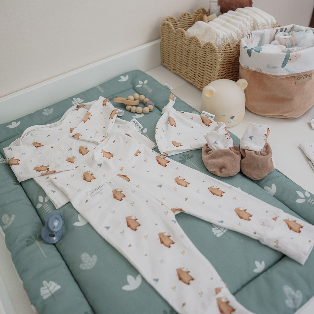 Buciki niechodki niemowlęce Miś Henry gallery 5