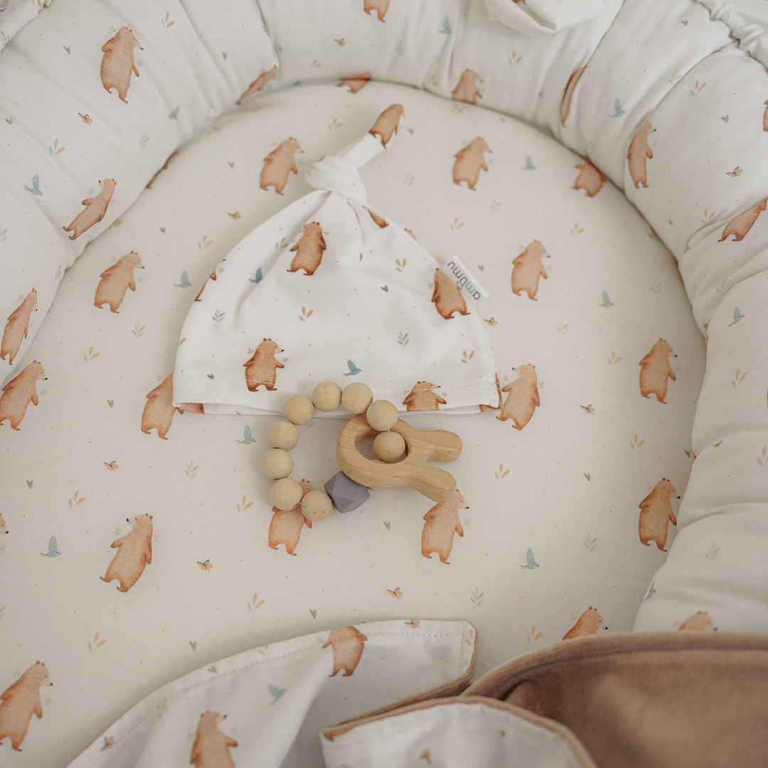 Czapeczka niemowlęca Miś Henry 0-3m gallery 3