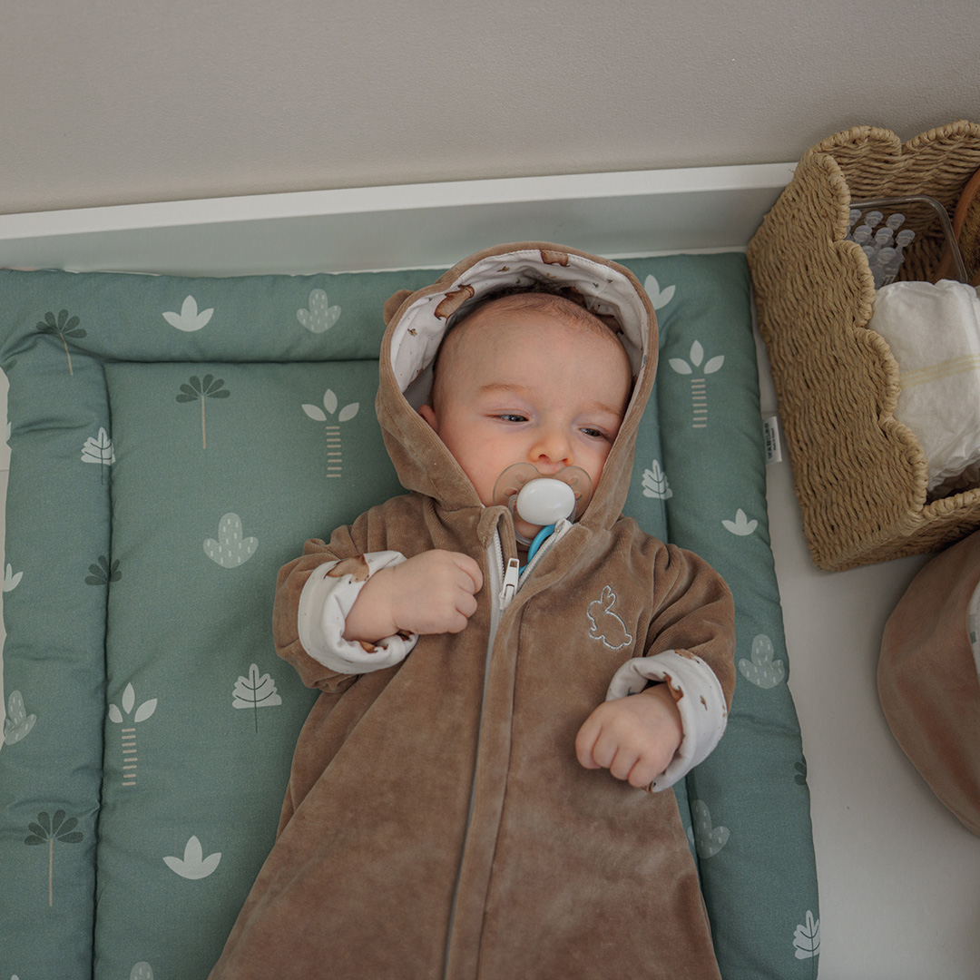 Kombinezon niemowlęcy welurowy Miś Henry gallery 4