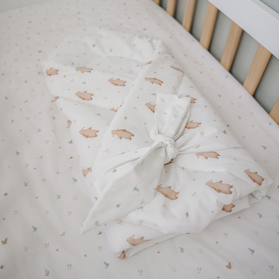 Rożek niemowlęcy bawełniany Miś Henry gallery 2