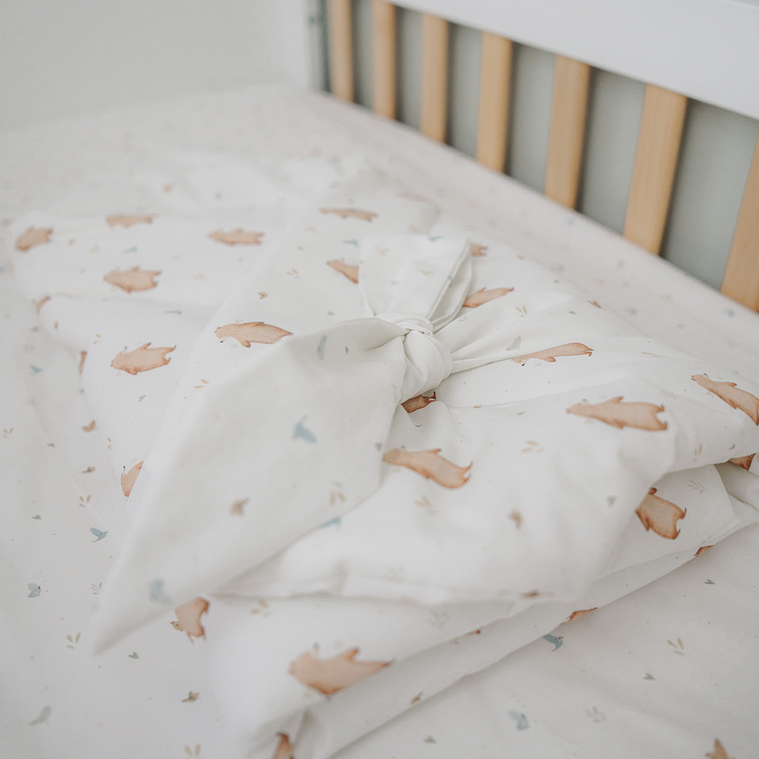 Rożek niemowlęcy bawełniany Miś Henry gallery 1