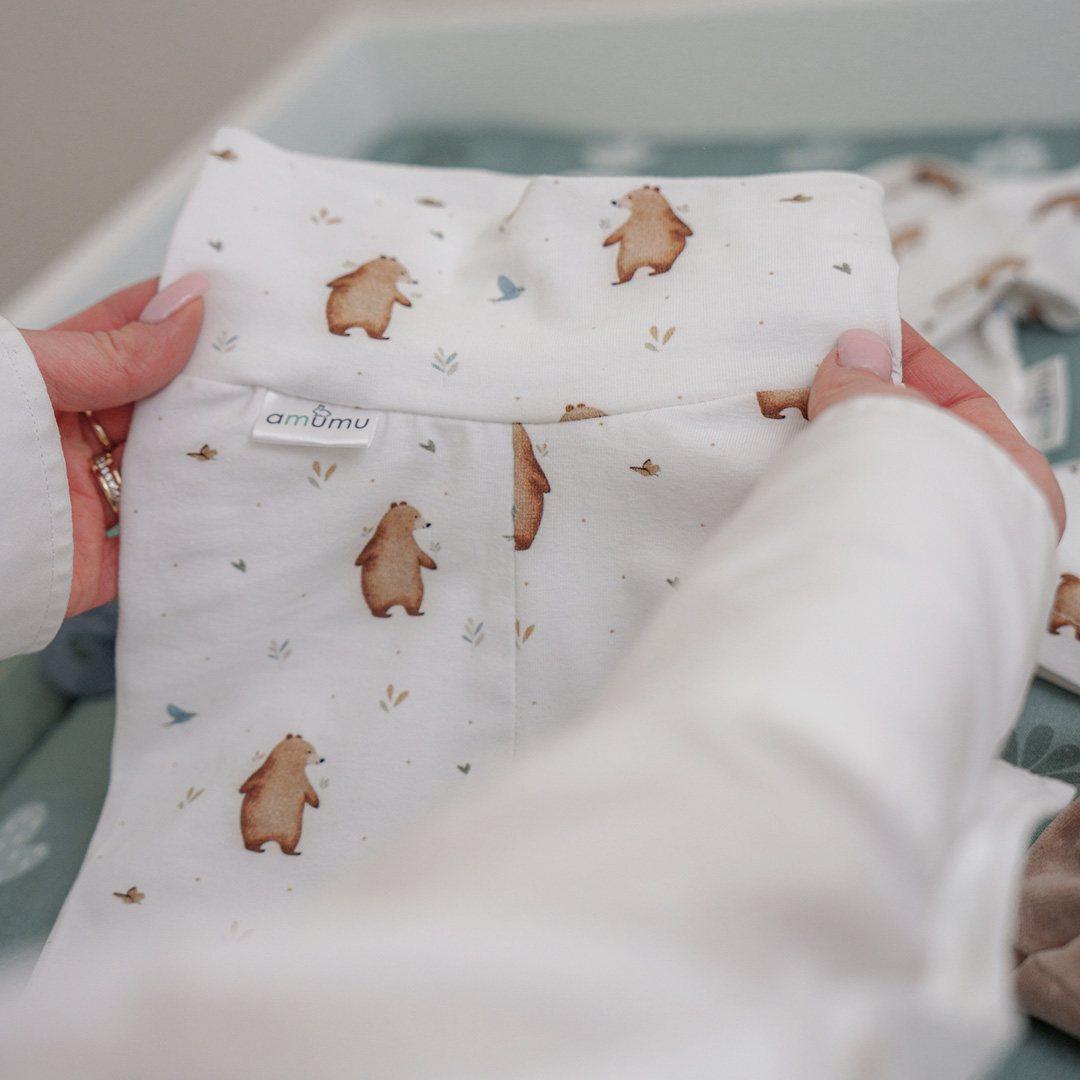 Spodenki niemowlęce legginsy Miś Henry 62/68 OUTLET gallery 3