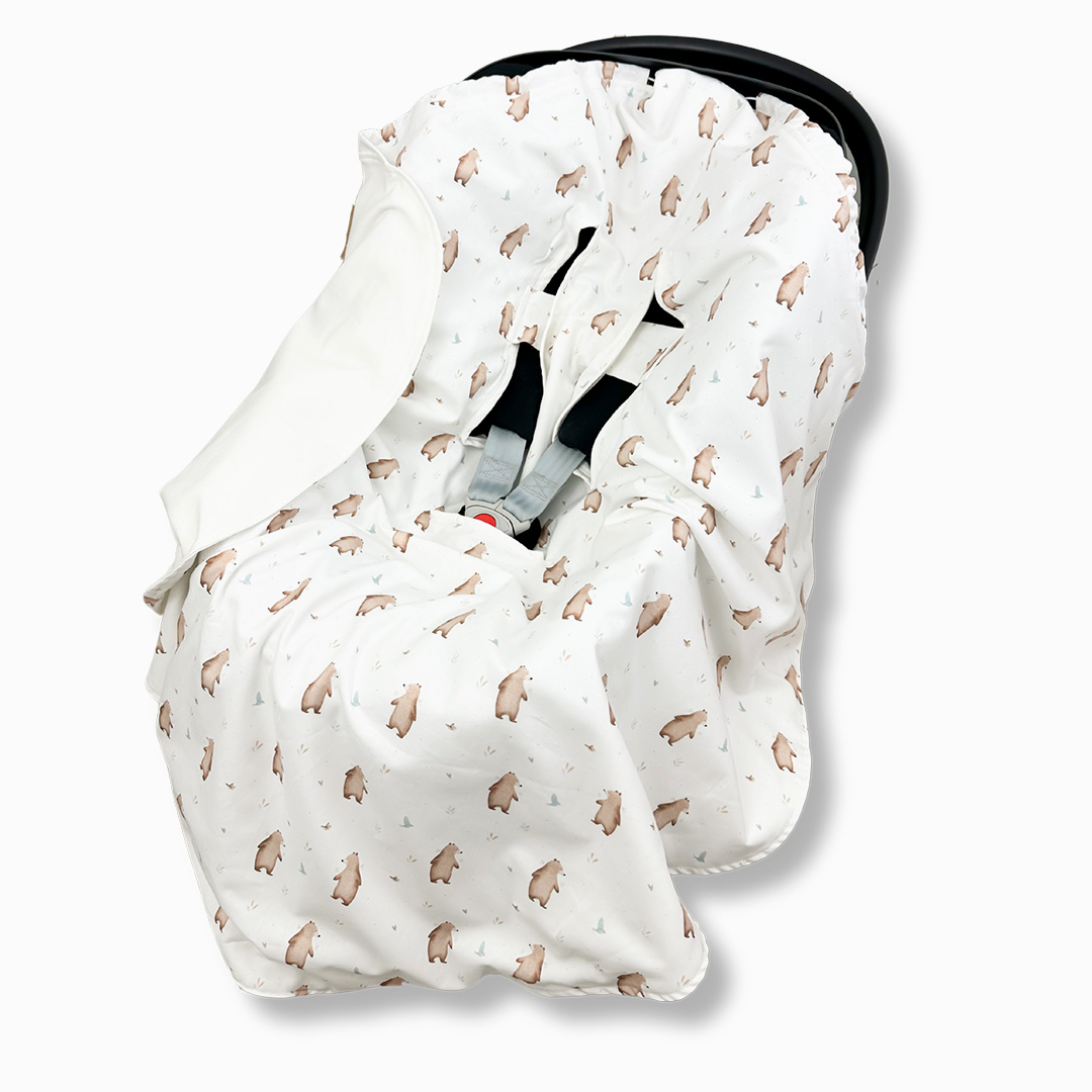 Otulacz do fotelika letni Miś Henry