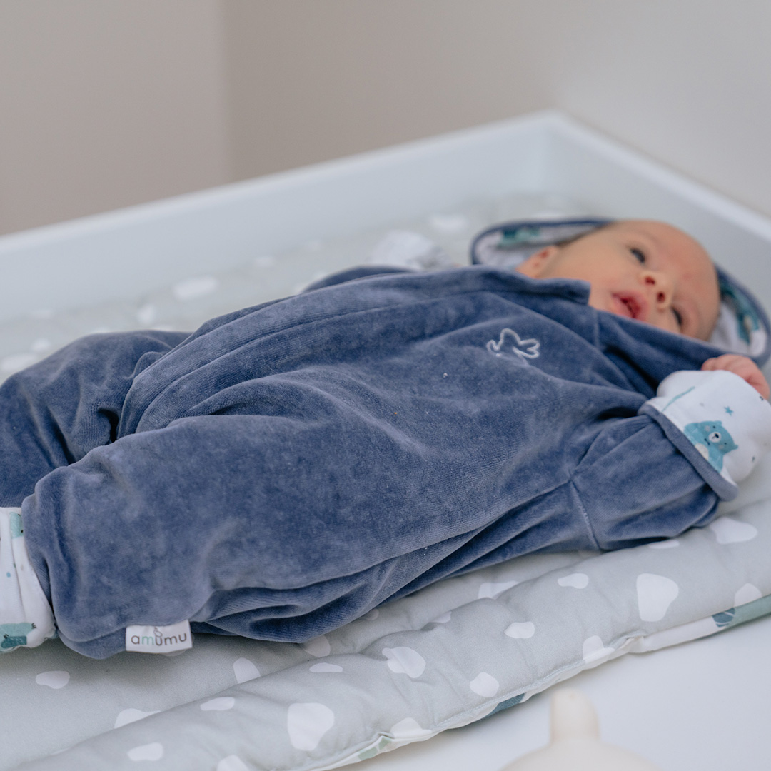 Kombinezon niemowlęcy welurowy Pastelowe Misie gallery 12