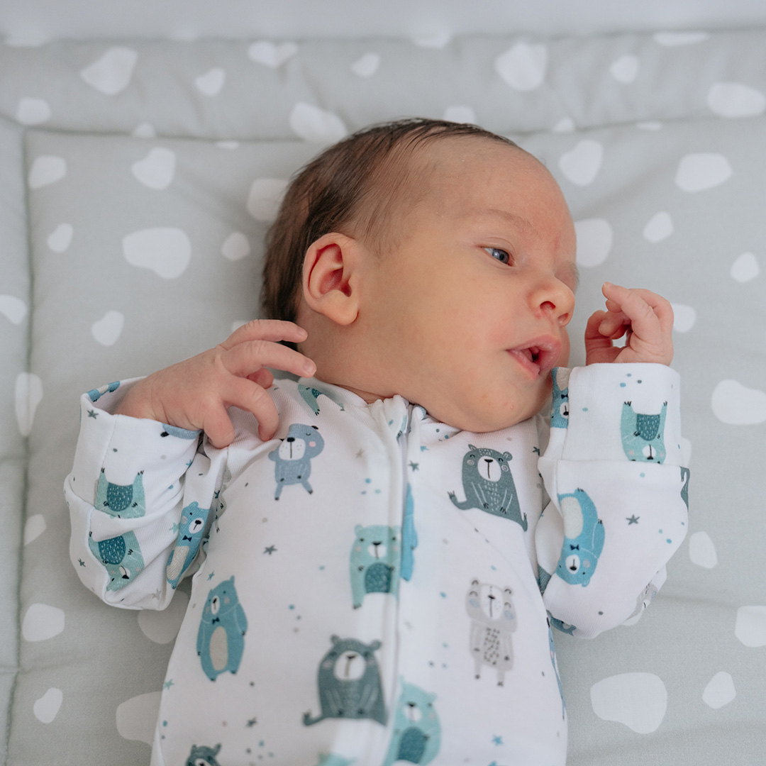 Pajacyk dla niemowląt Pastelowe Misie gallery 2