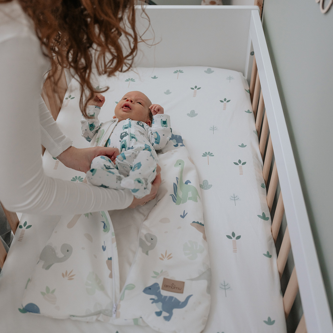 Prześcieradło z gumką do łóżeczka Drzewka Safari 70x140 cm gallery 4