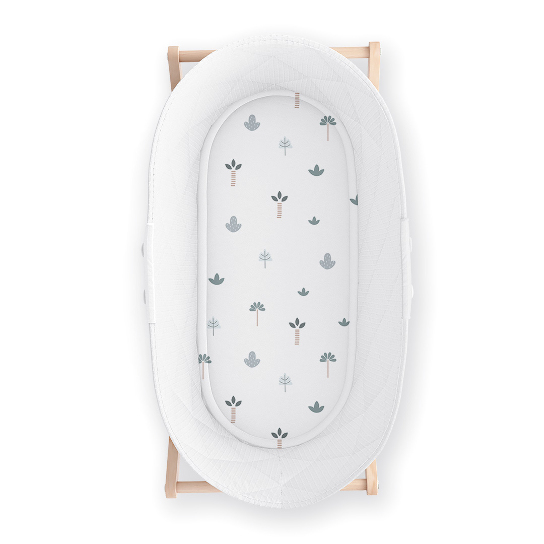 Prześcieradło do gondoli/kosza mojżesza Drzewka z Safari