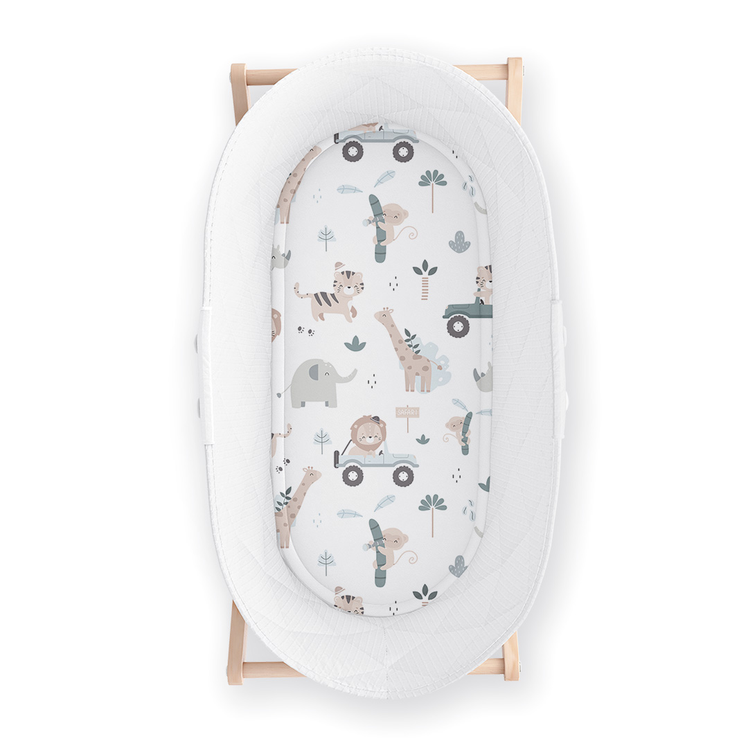 Prześcieradło do gondoli/kosza mojżesza Safari
