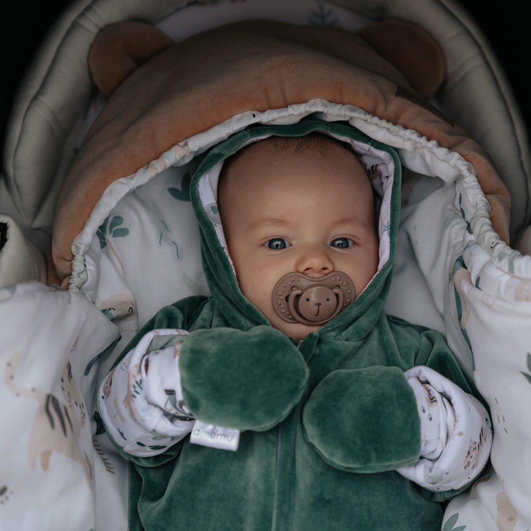 Kombinezon niemowlęcy welurowy Safari gallery 4