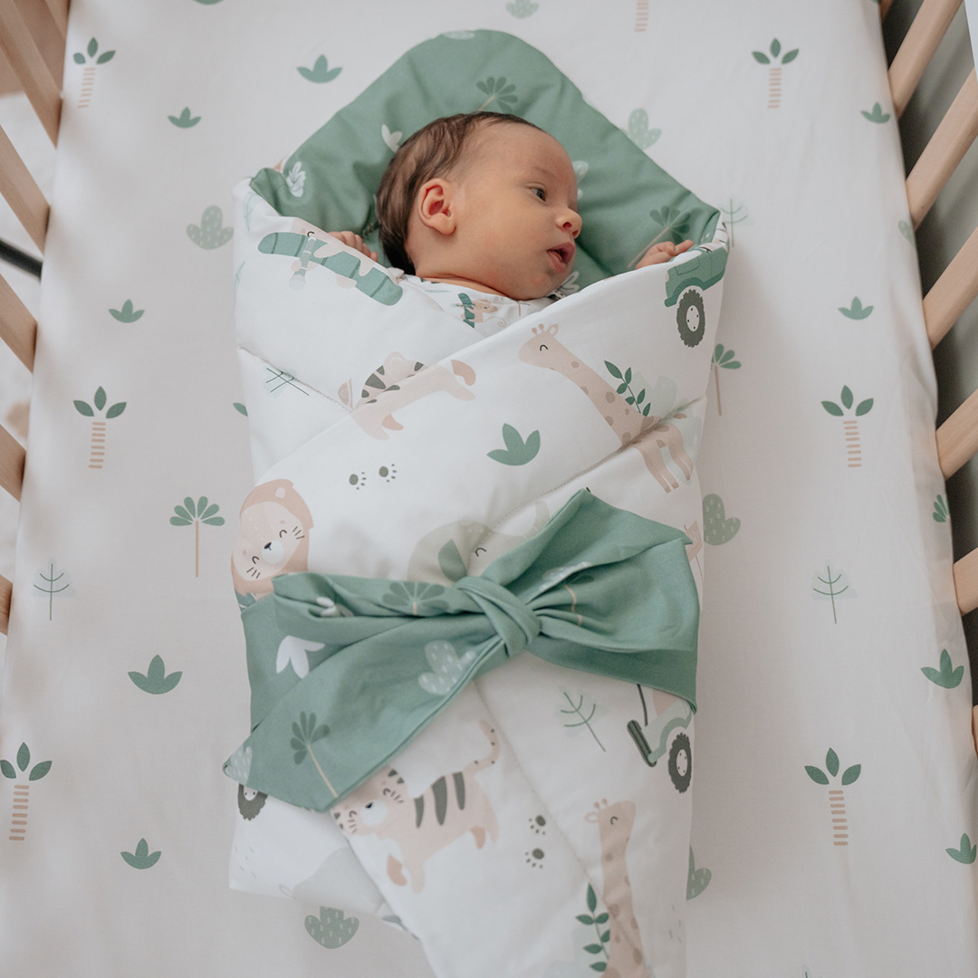 Rożek niemowlęcy bawełniany Safari gallery 1