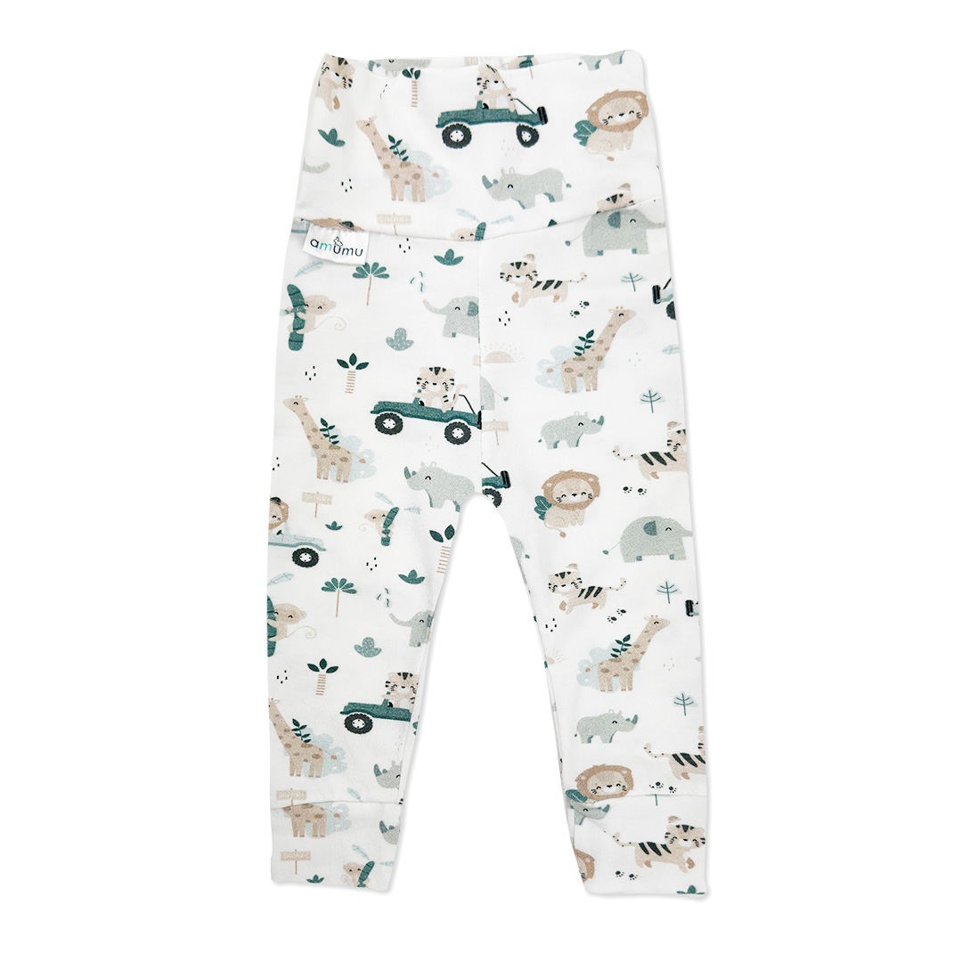 Spodenki niemowlęce legginsy Safari