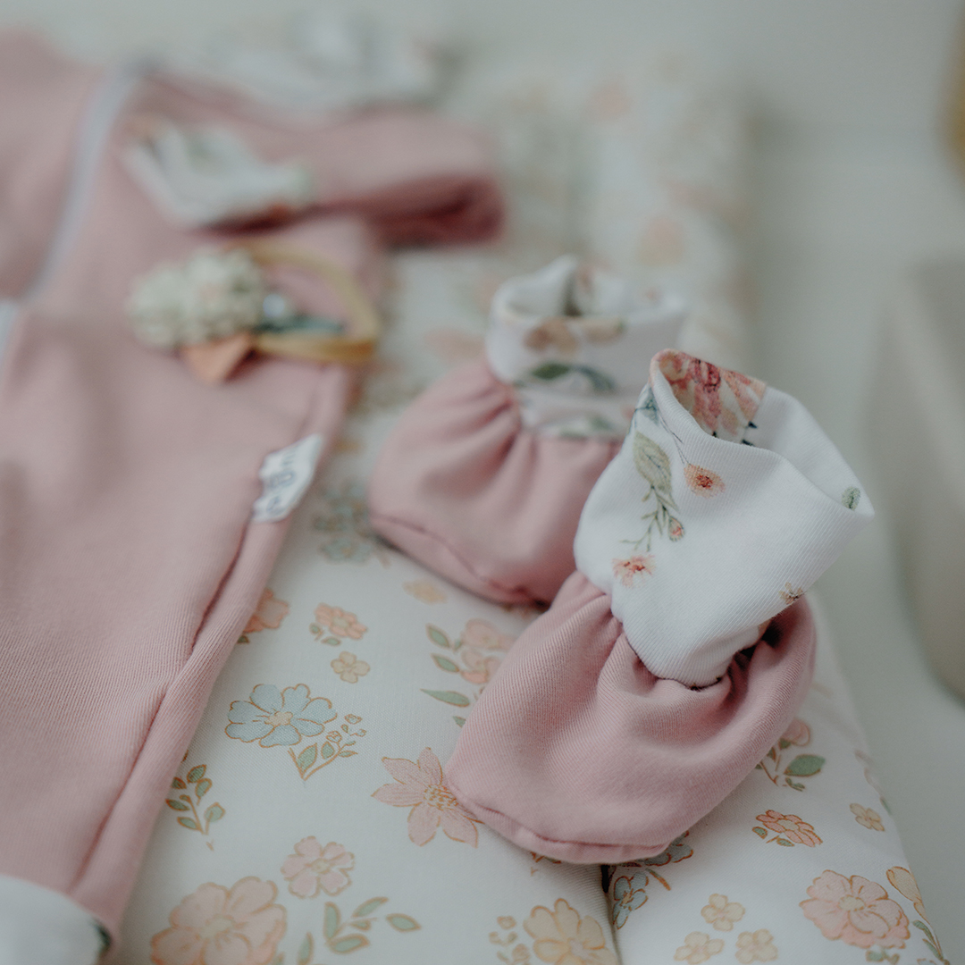 Buciki niechodki dresowe dla niemowlaka Magiczny Ogród gallery 2