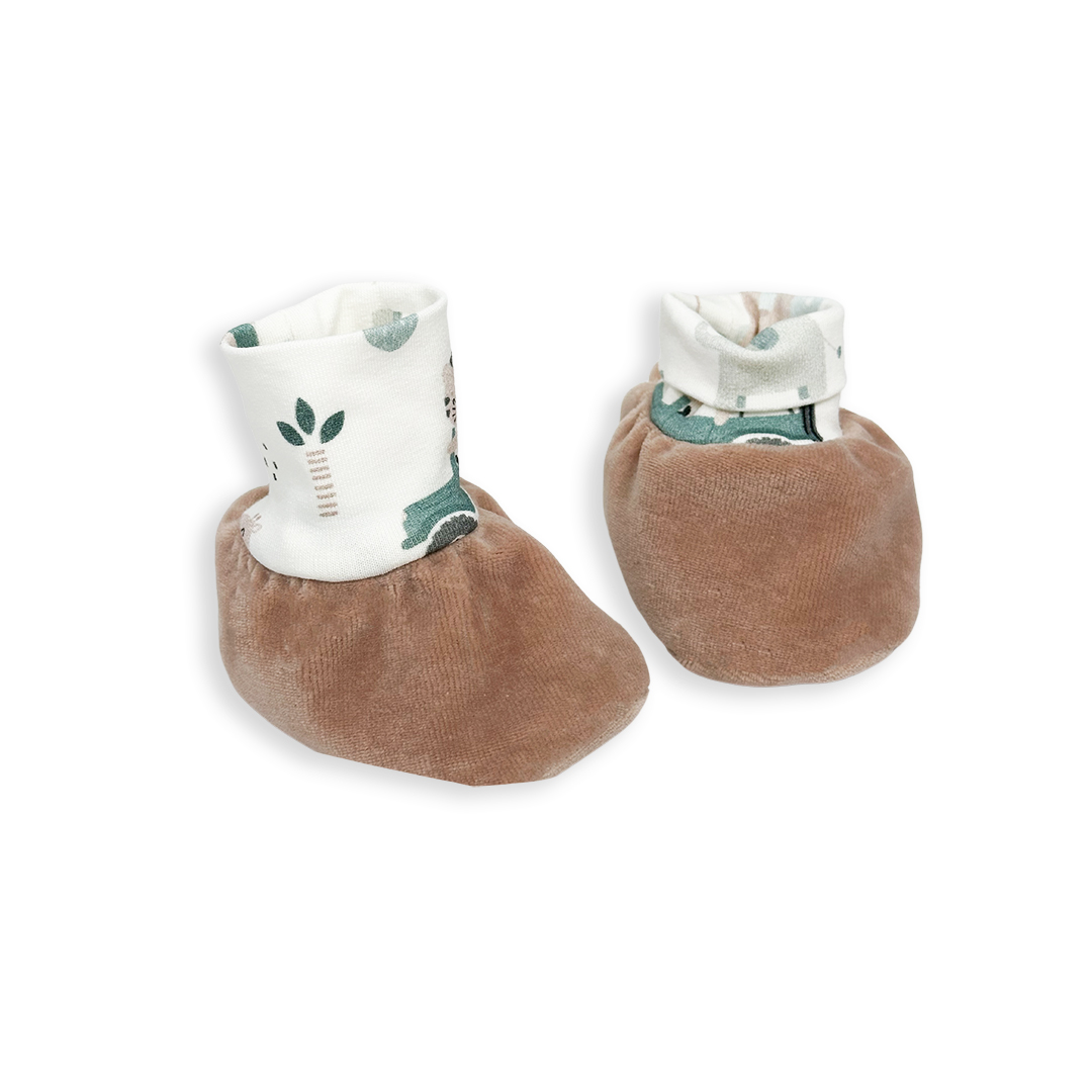 Buciki niechodki niemowlęce Safari latte