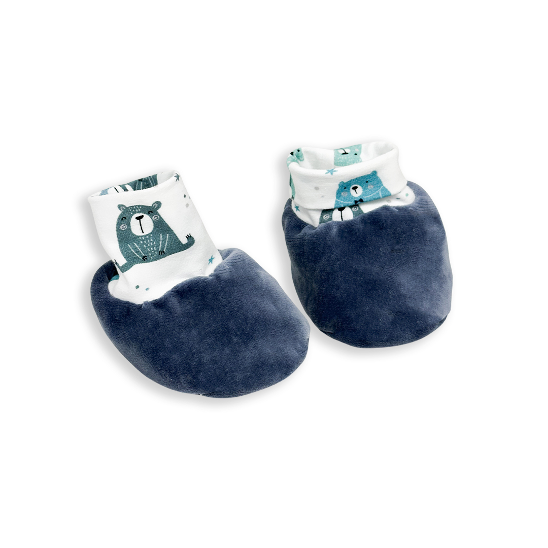 Buciki niechodki niemowlęce Pastelowe Misie