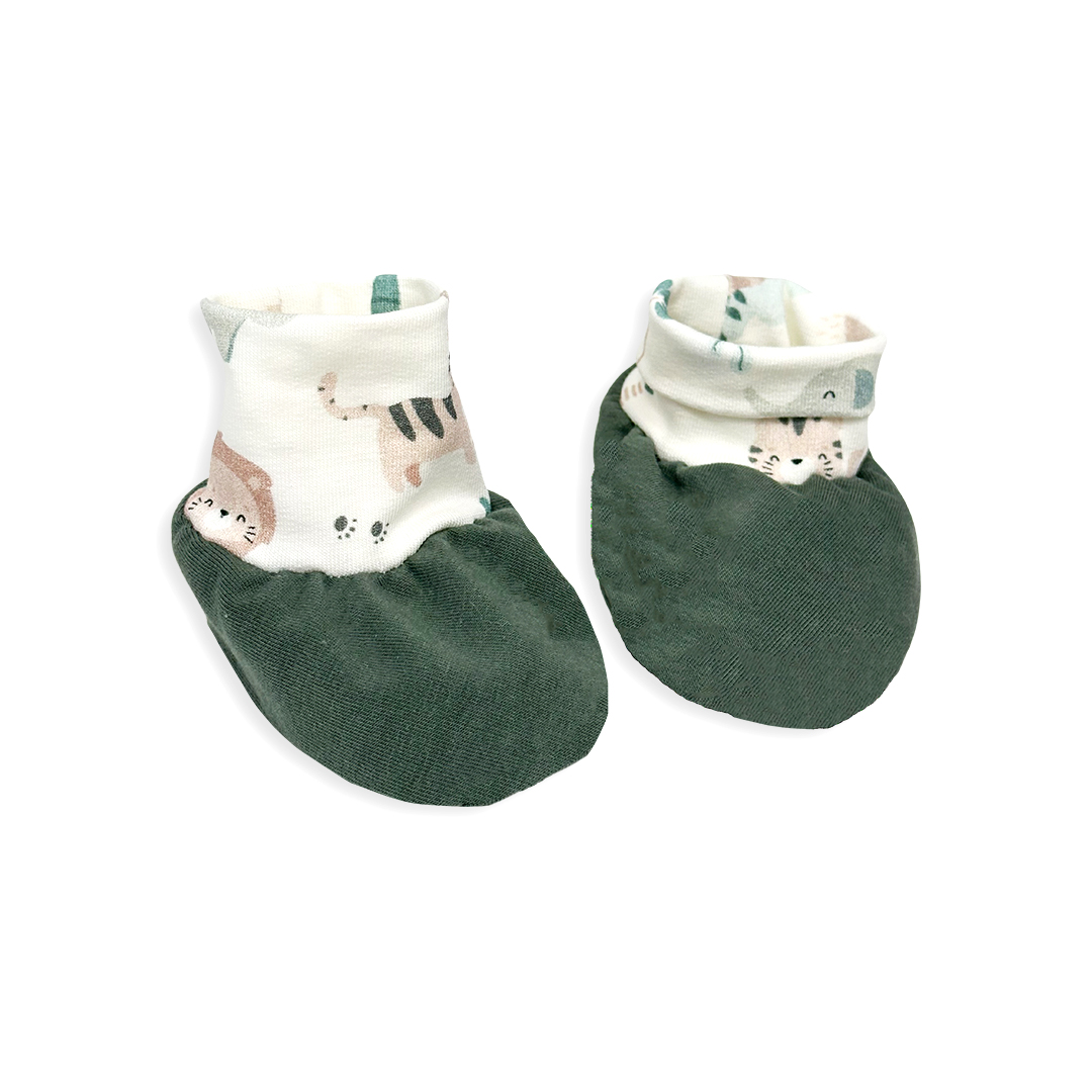 Buciki niechodki dresowe dla niemowlaka Safari