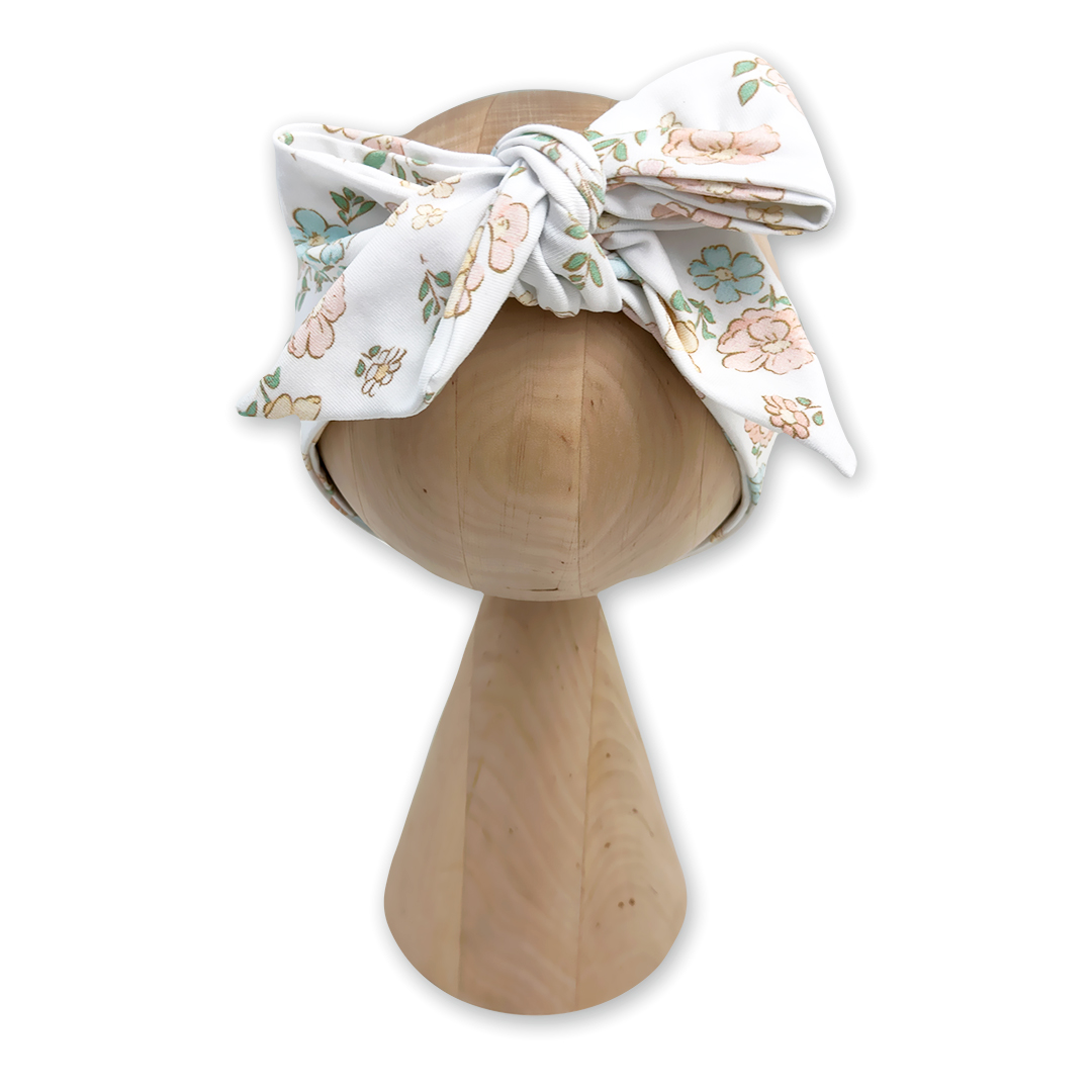 Opaska wiązana dla dziecka Kwiatołączka