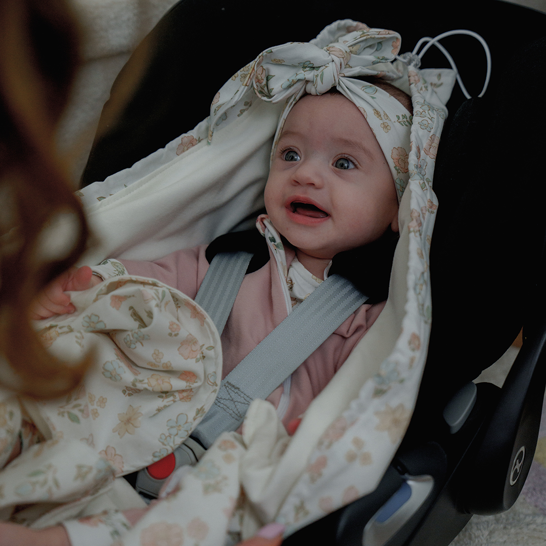 Opaska wiązana dla dziecka Kwiatołączka gallery 5