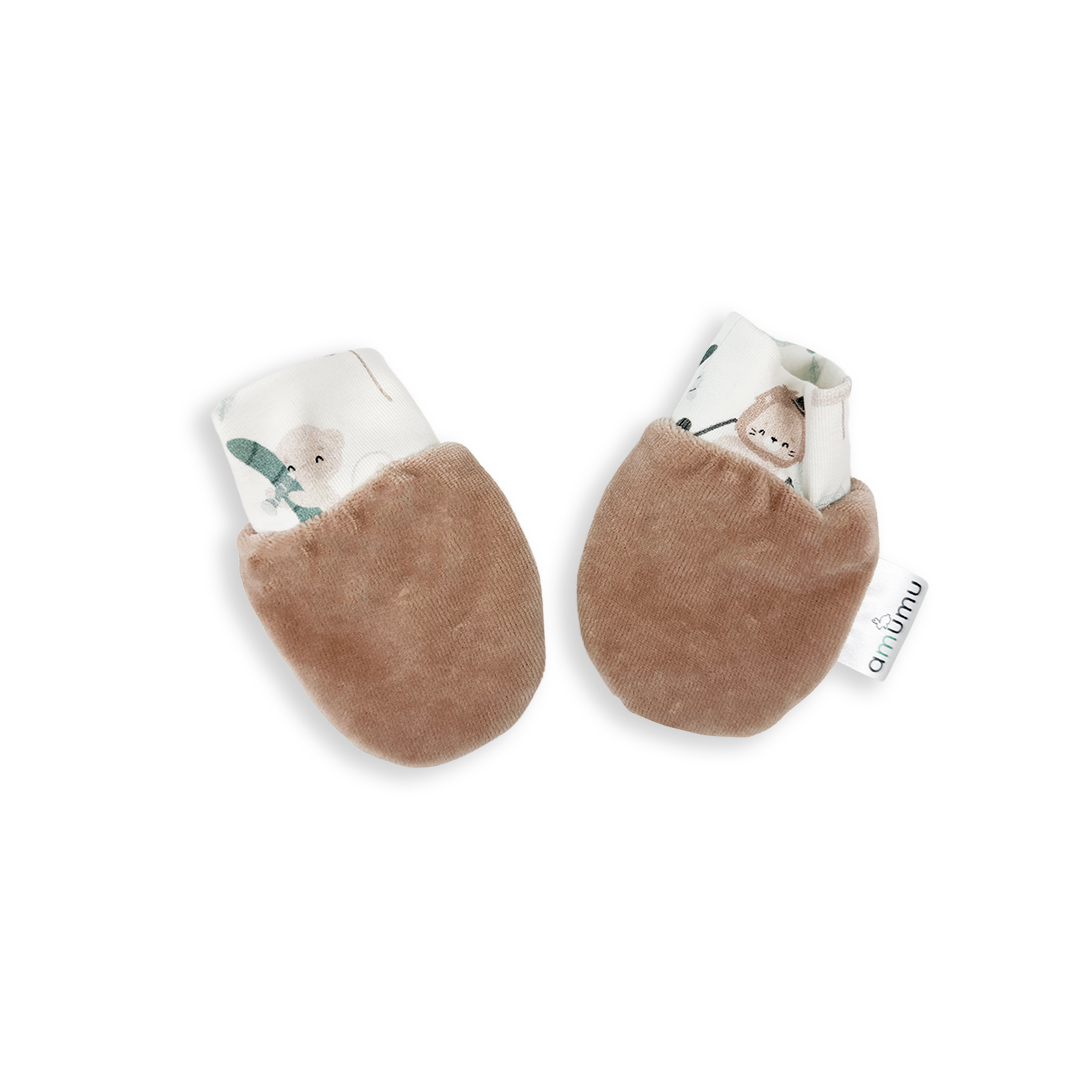 Rękawiczki niemowlęce Safari latte