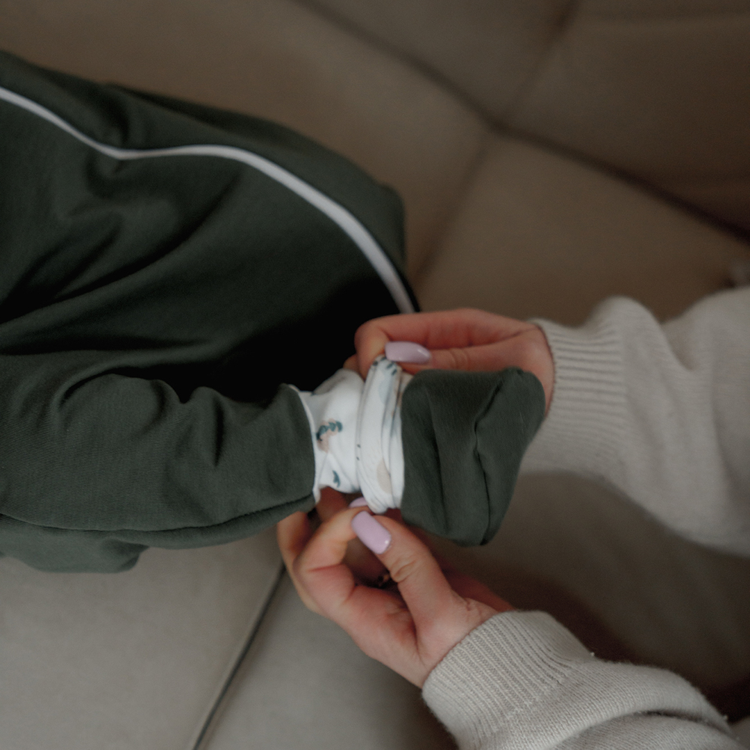 Kombinezon niemowlęcy dresowy Safari khaki gallery 7