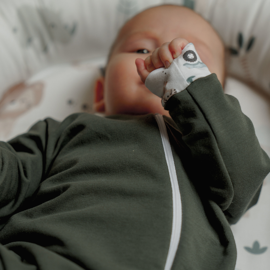 Kombinezon niemowlęcy dresowy Safari khaki gallery 1