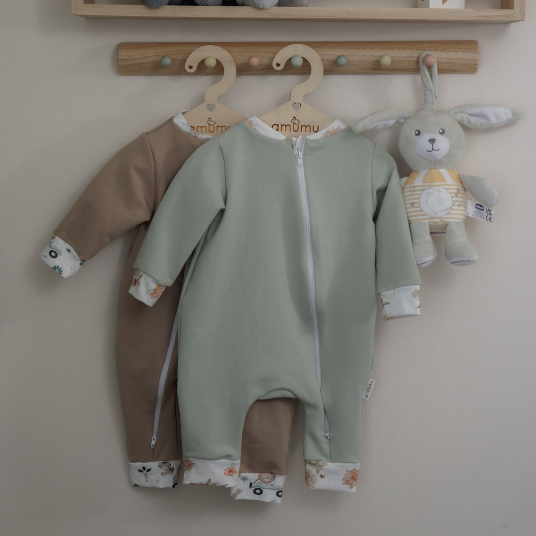 Kombinezon niemowlęcy dresowy Zaczarowane Dalie gallery 2