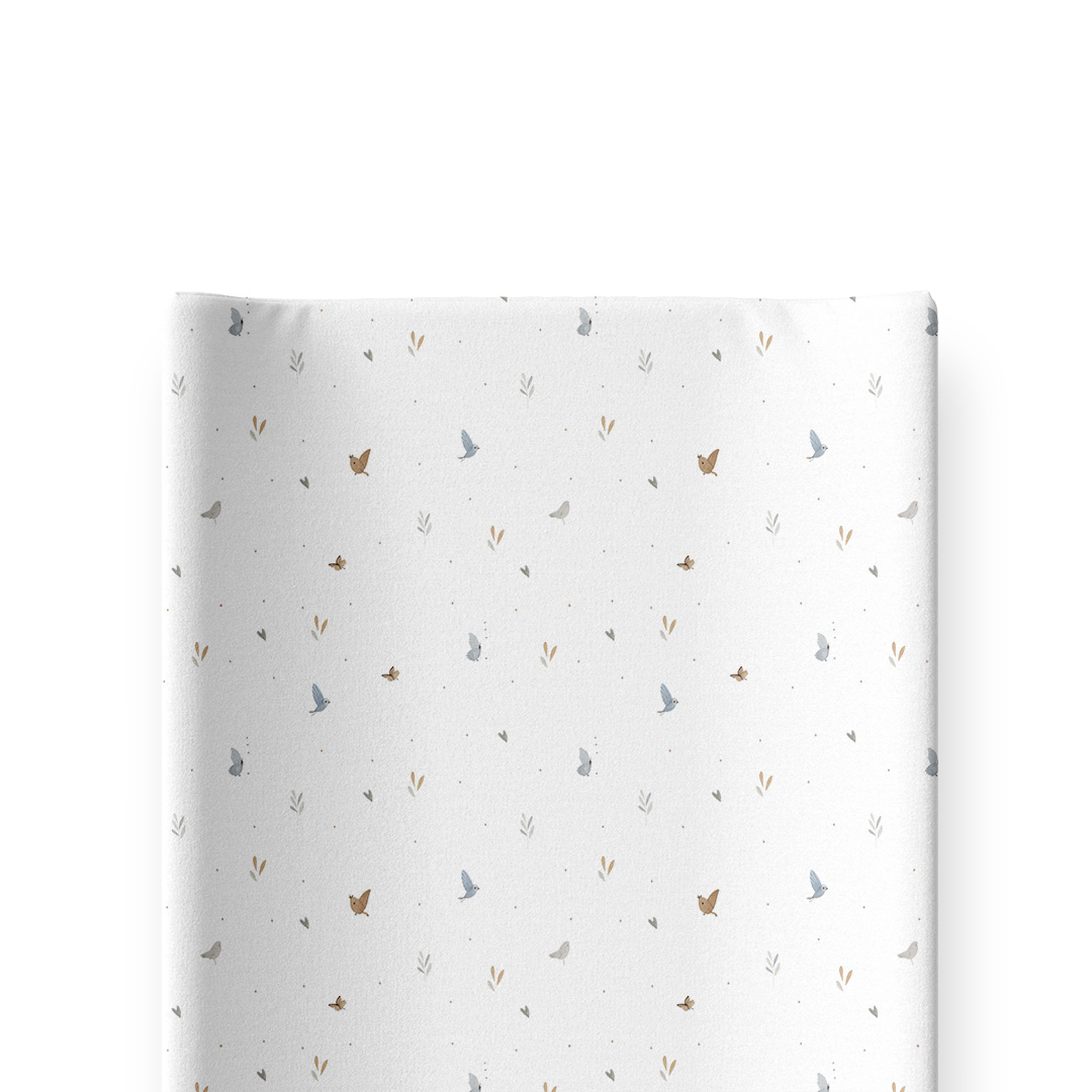 Prześcieradło z gumką do dostawki Ptaszki 60x90 cm