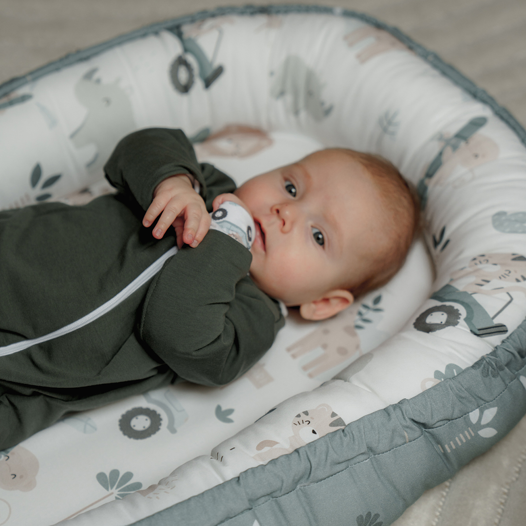 Kombinezon niemowlęcy dresowy Safari khaki gallery 3