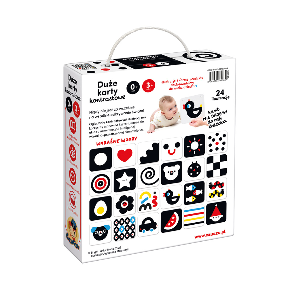 Duże karty kontrastowe dla dzieci 0 i 3 mies.+ gallery 2