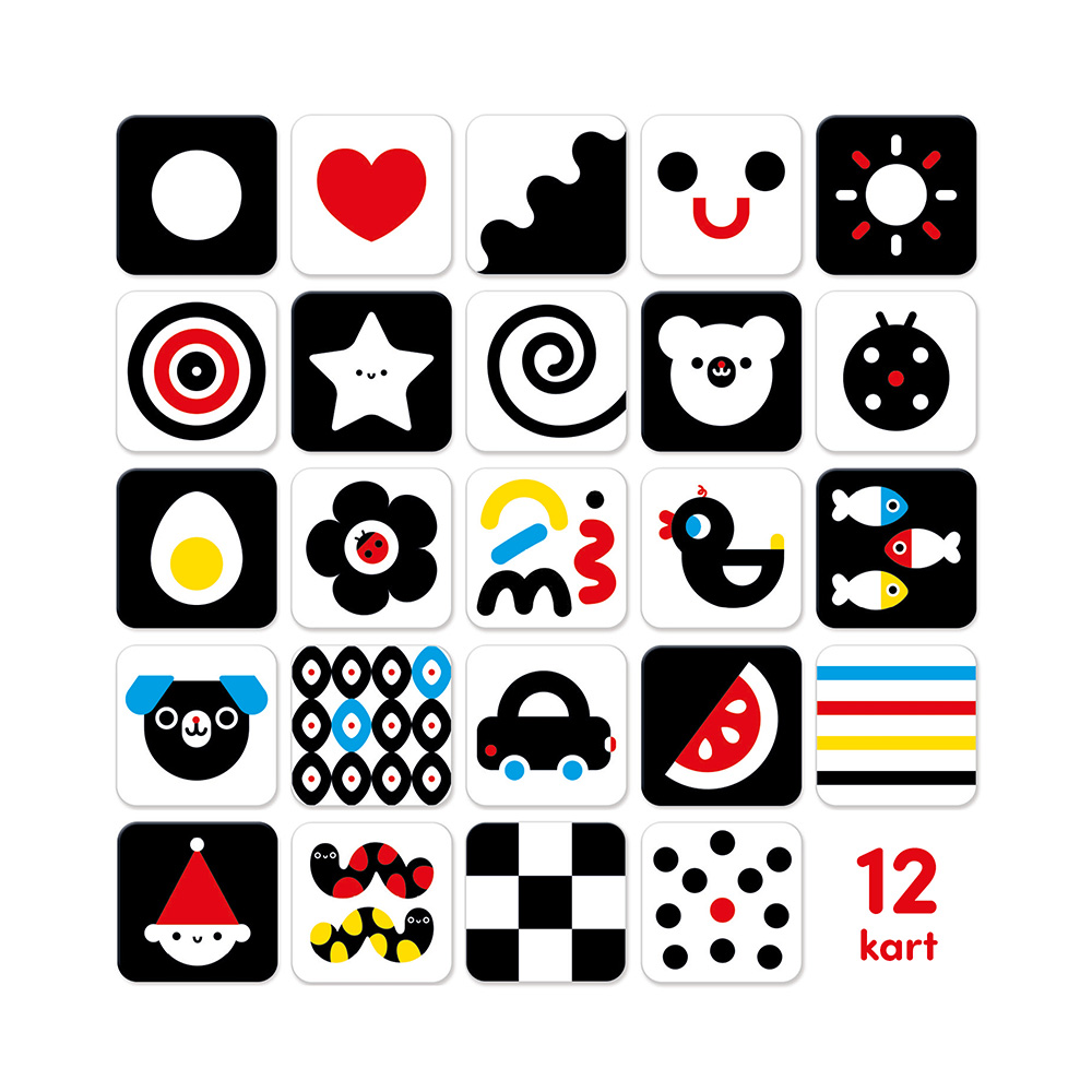 Duże karty kontrastowe dla dzieci 0 i 3 mies.+ gallery 1