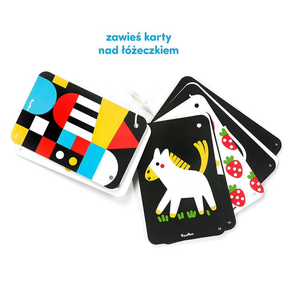 Kontrasty na sznureczku - Książeczka do pokazywania dla dzieci 0 i 3 mies.+ gallery 2