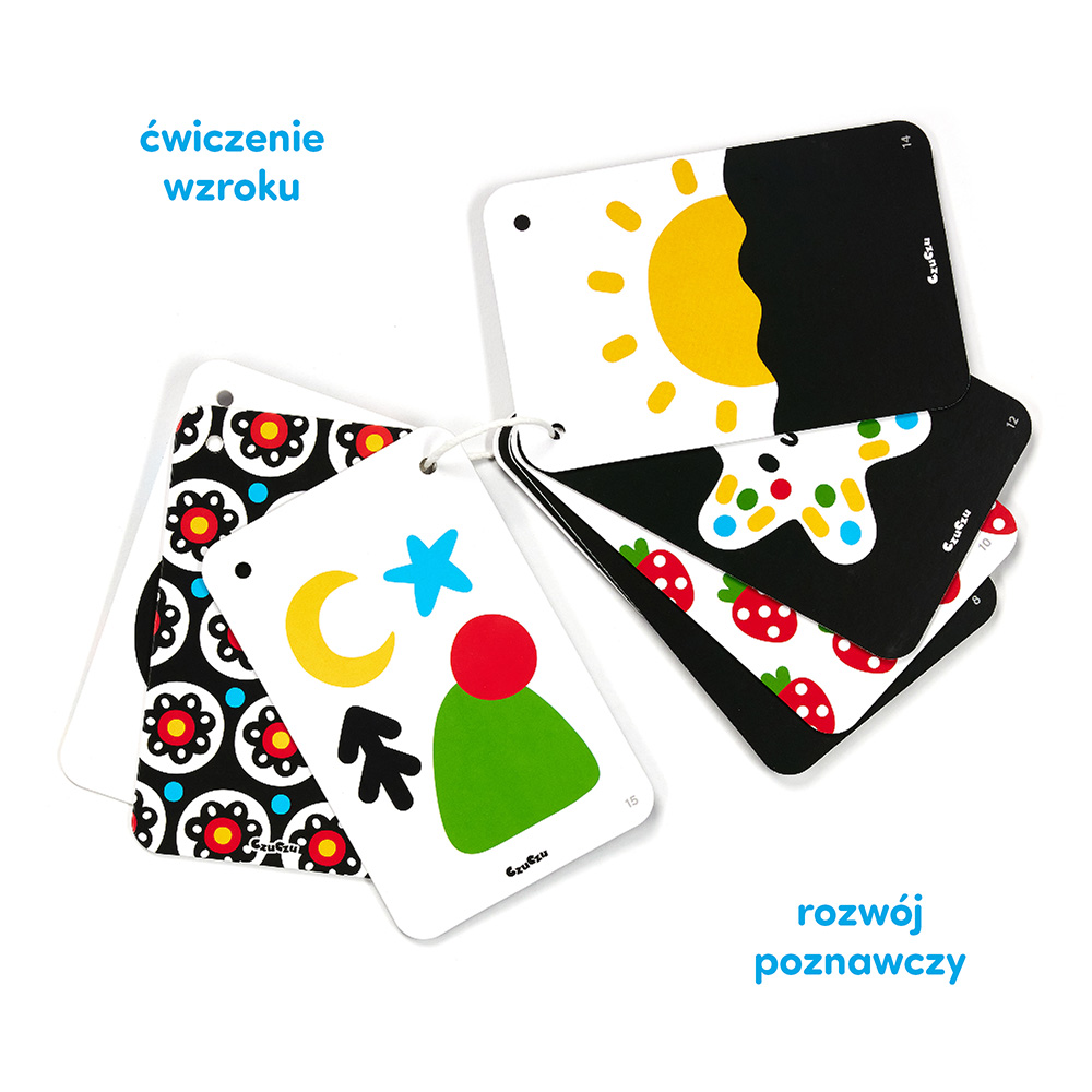 Kontrasty na sznureczku - Książeczka do pokazywania dla dzieci 0 i 3 mies.+ gallery 4