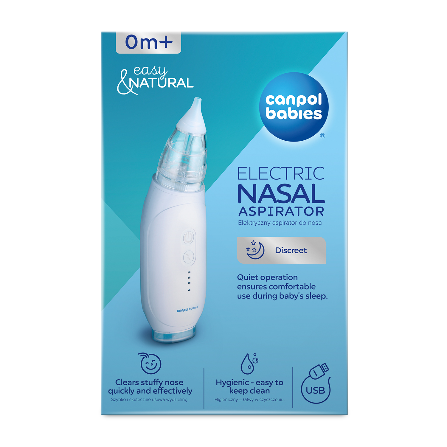 Canpol babies elektryczny aspirator do nosa EasyNatural image 4
