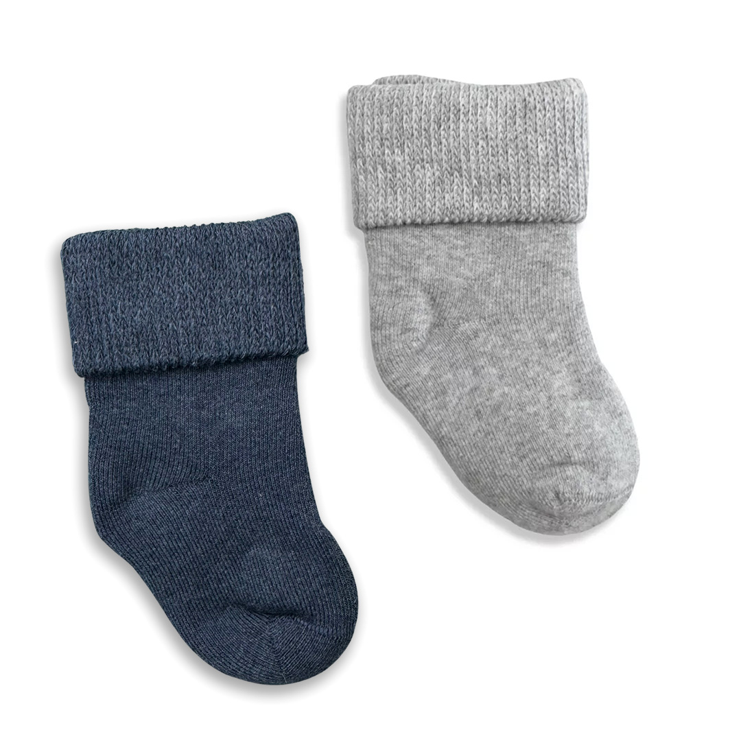 Skarpetki niemowlęce 2-pak granatowe