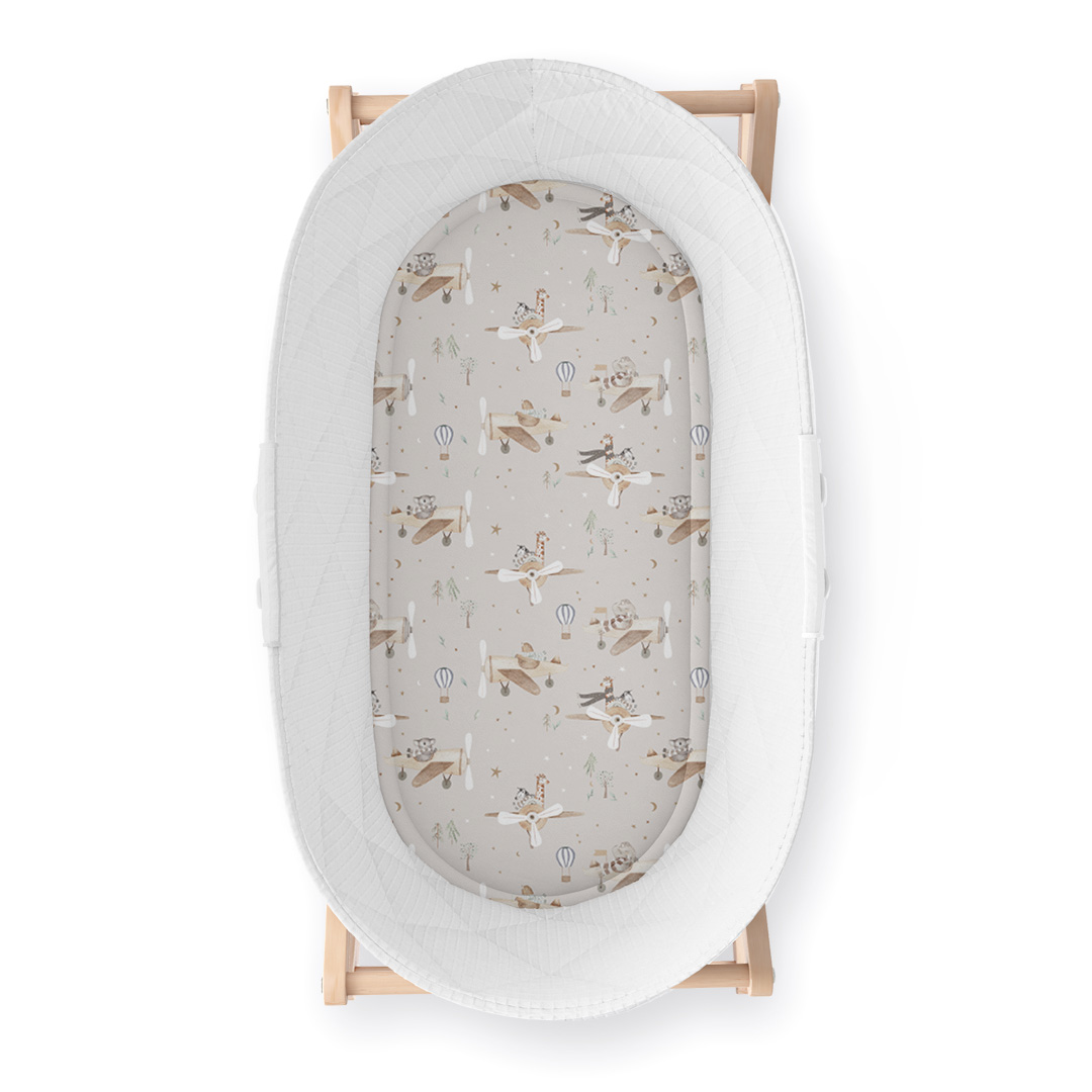 Prześcieradło do gondoli/kosza mojżesza Śpiulkolot