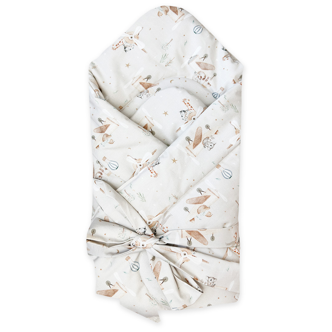 Rożek niemowlęcy bawełniany Śpiulkolot