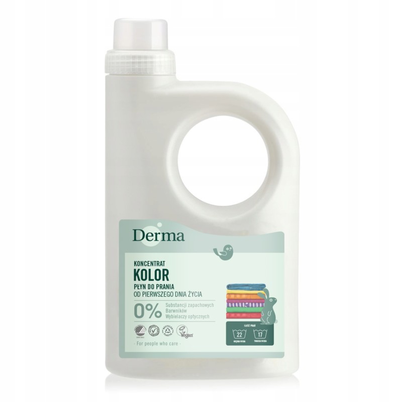 Derma płyn do prania - kolor 945 ml image 1