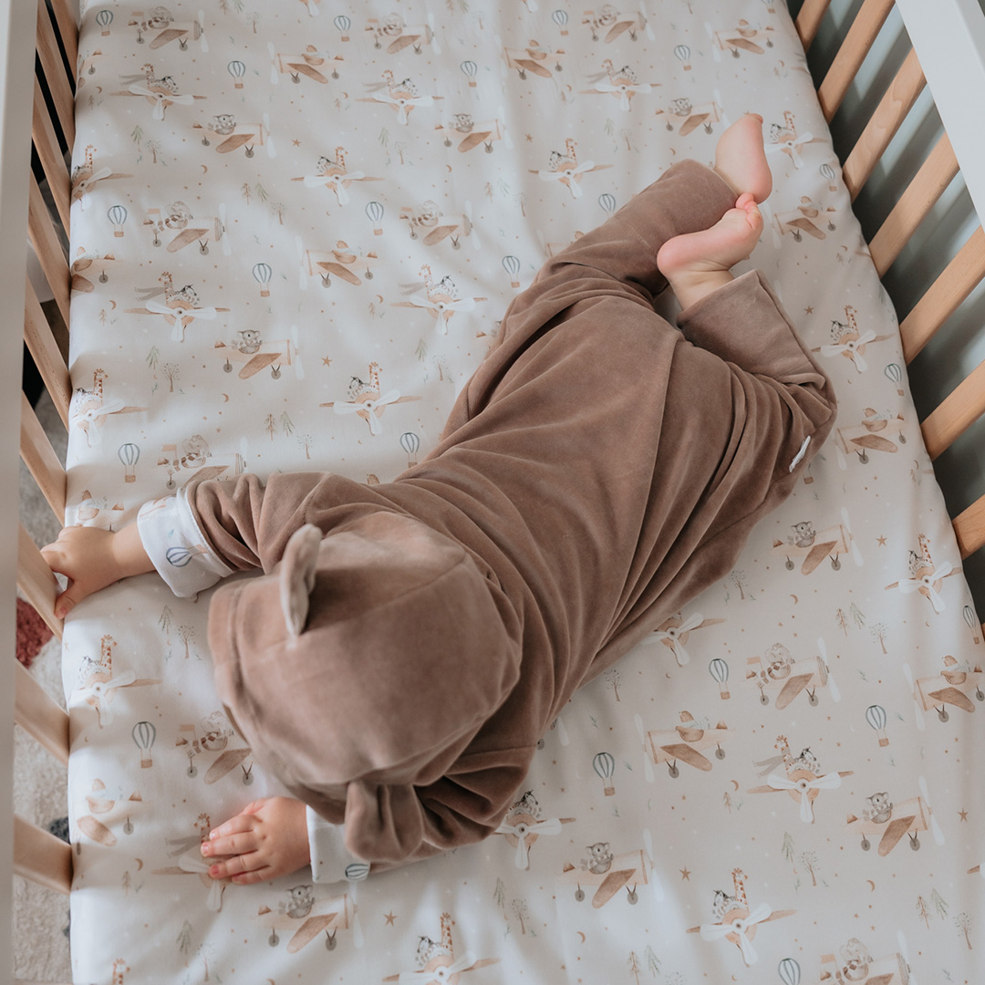 Prześcieradło z gumką do łóżeczka Śpiulkolot 70x140 cm gallery 1