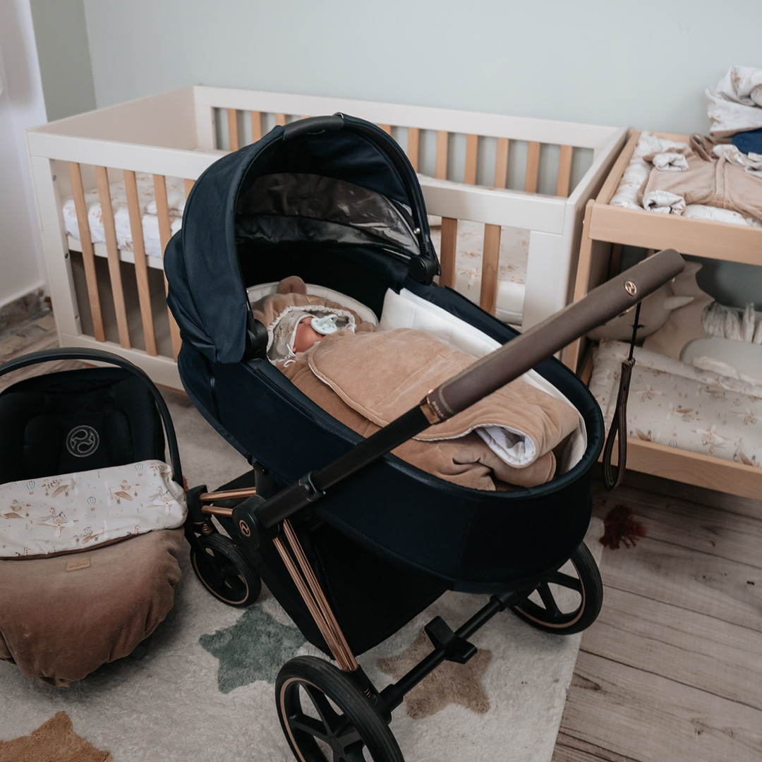 Otulacz do fotelika/kocyk welurowy do gondoli Śpiulkolot gallery 6