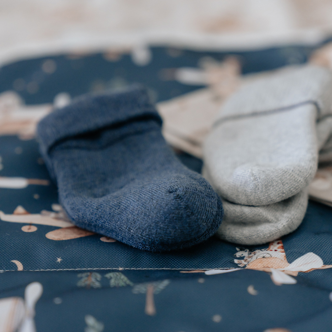 Skarpetki niemowlęce 2-pak granatowe gallery 1