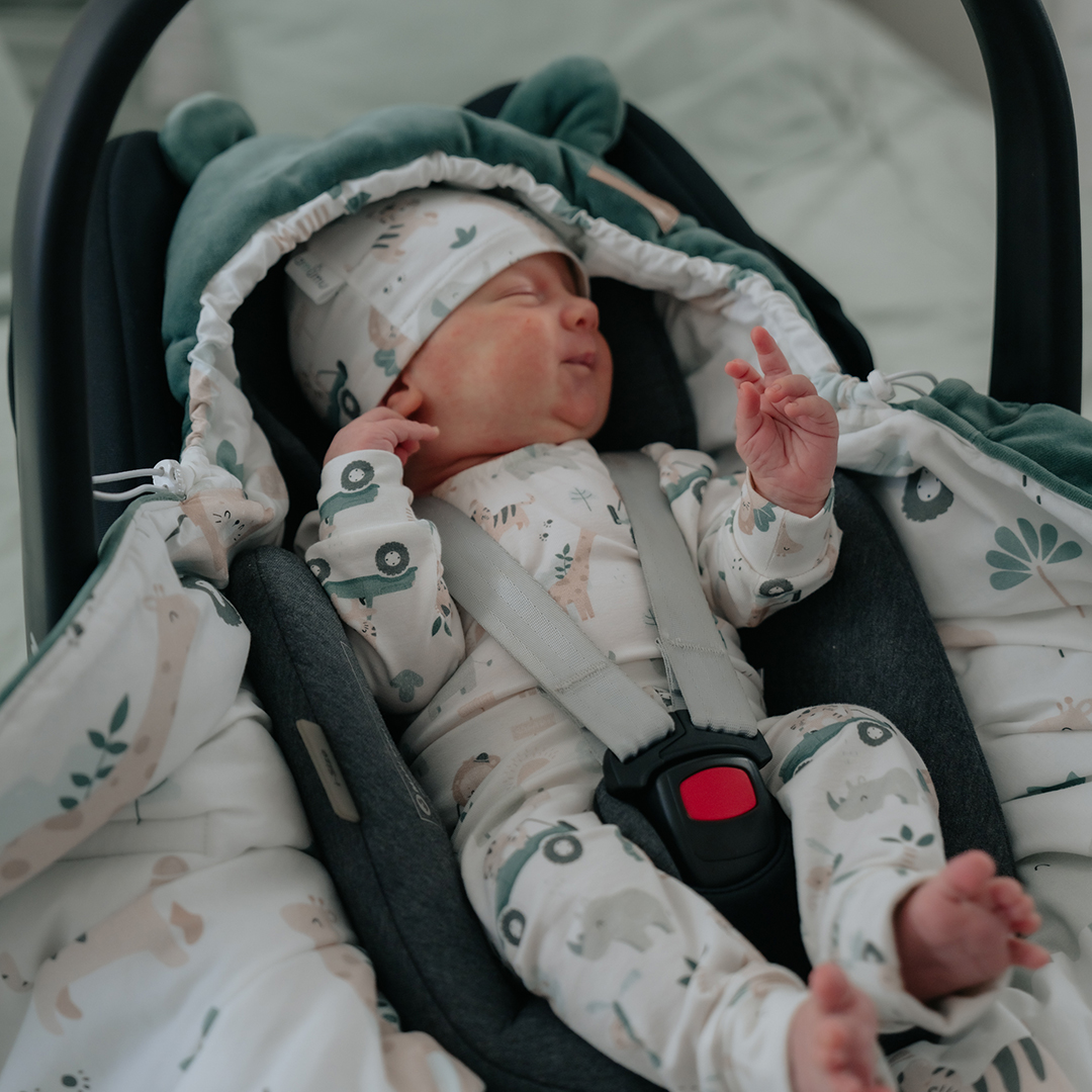 Otulacz do fotelika/kocyk welurowy do gondoli Safari gallery 9