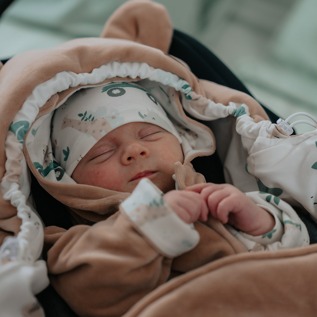 Otulacz do fotelika/kocyk welurowy do gondoli Safari latte gallery 1