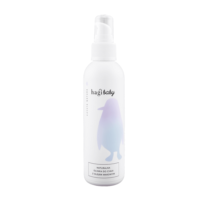 Naturalna oliwka do ciała dla dziecka, z olejem makowym, 150 ml, Hagi Baby gallery 1
