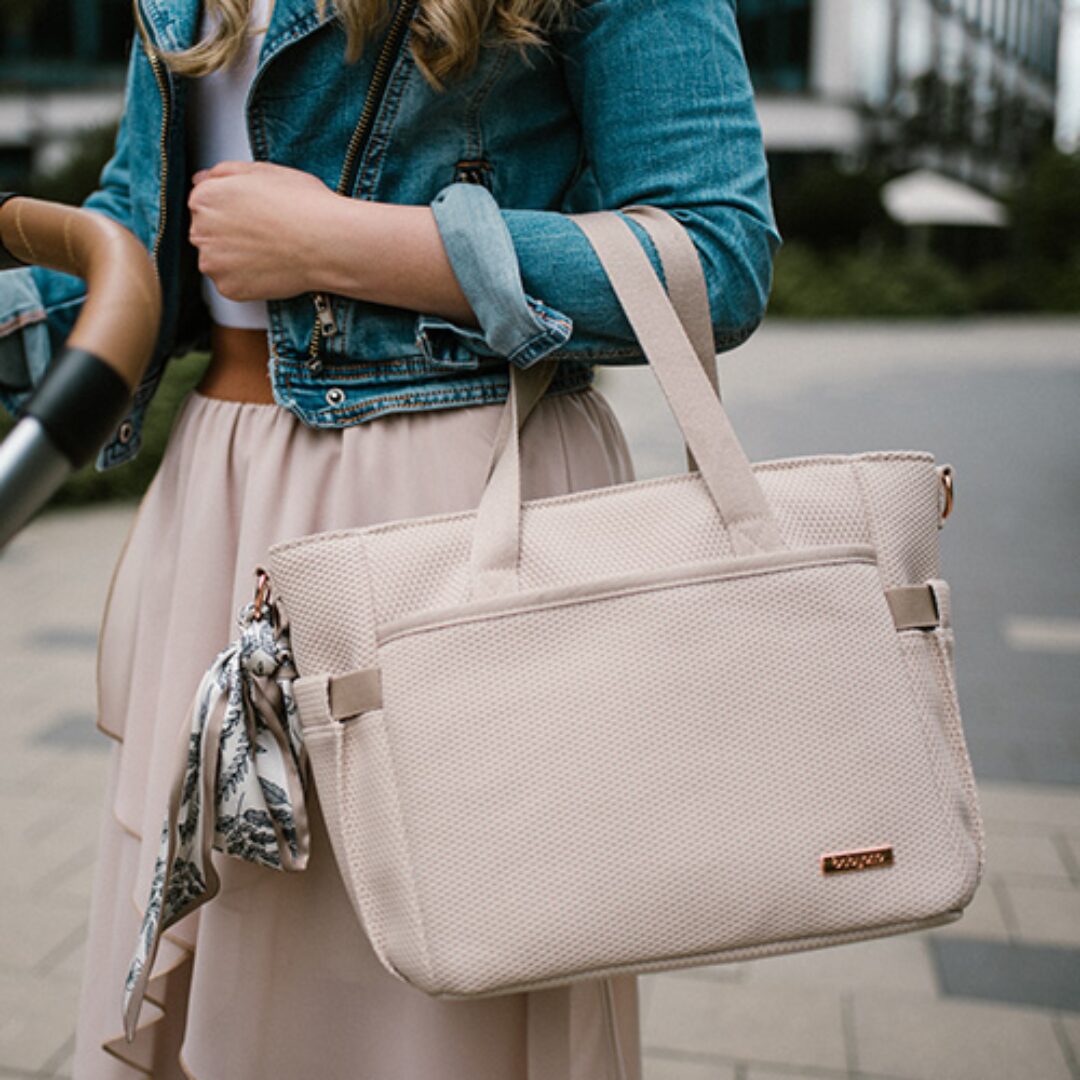 Torba do wózka beżowa Baby Ono gallery 4