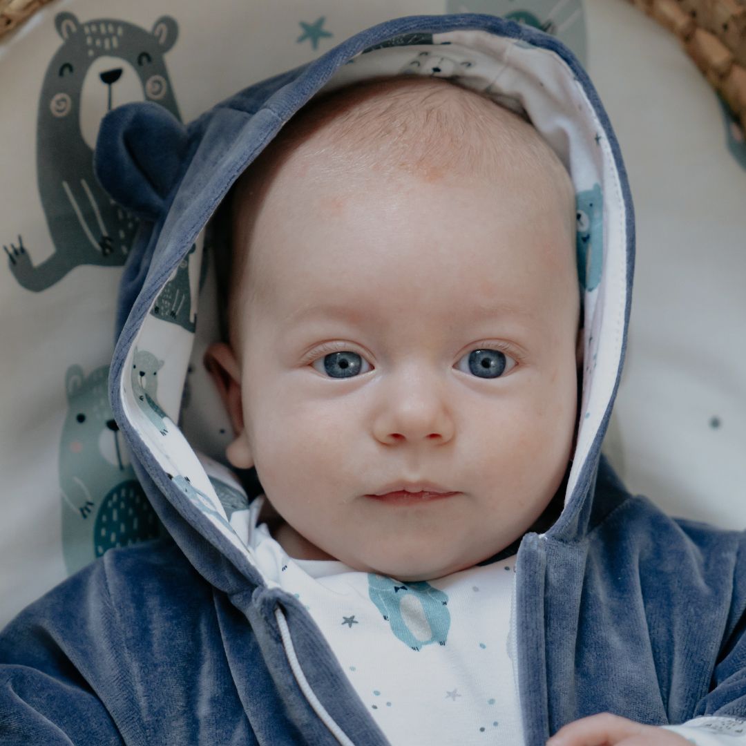 Bluza niemowlęca welurowa Pastelowe Misie gallery 1