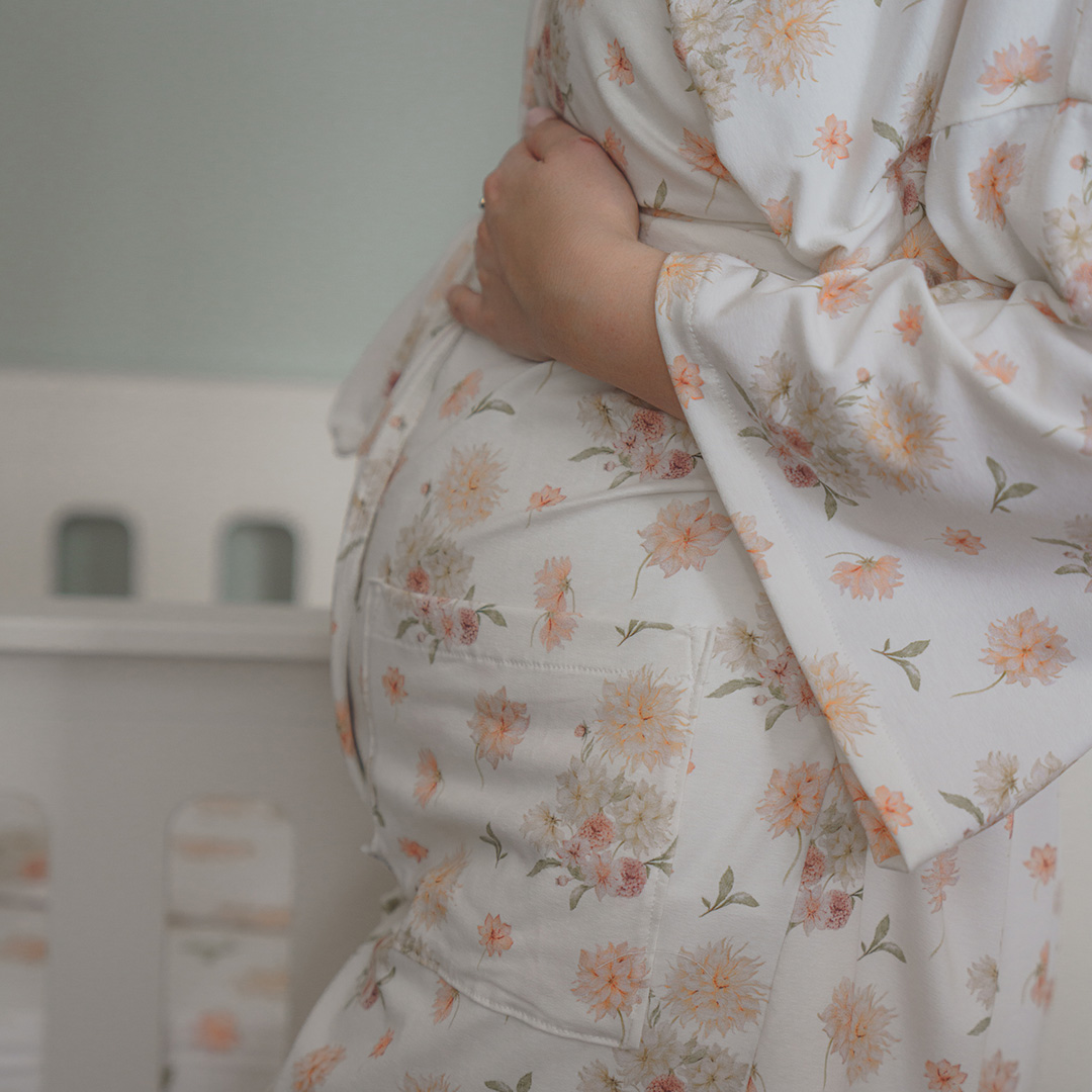 Kimono / szlafrok ciążowy Zaczarowane Dalie gallery 2